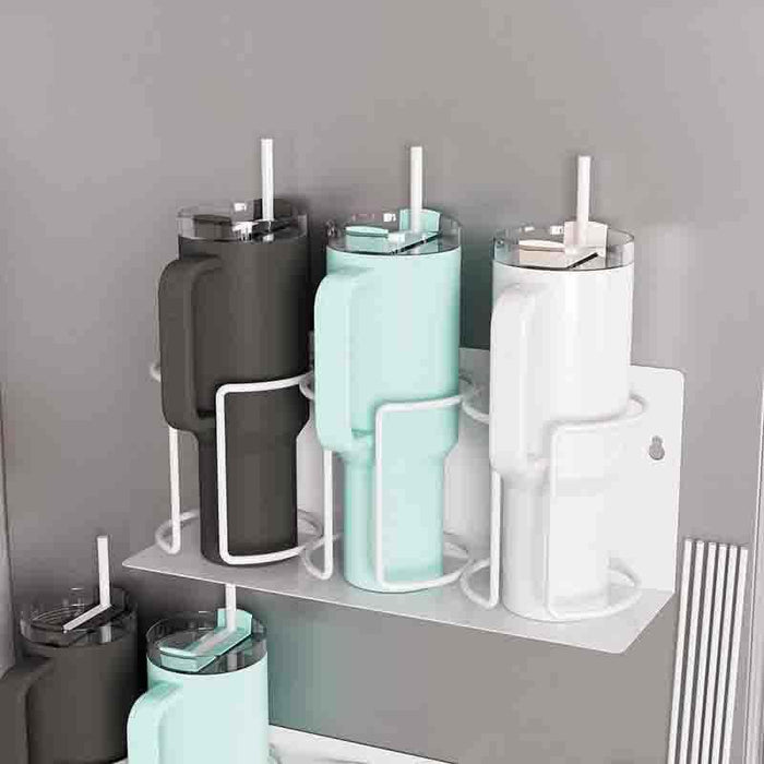 MagHold Wall Bottle Rack – Magnetic Stanley Cup Organizer for Fridge