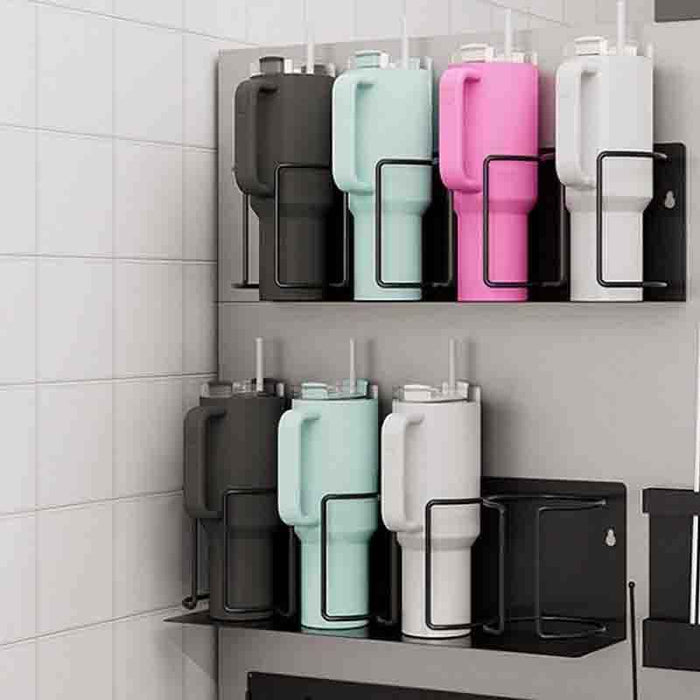MagHold Wall Bottle Rack – Magnetic Stanley Cup Organizer for Fridge