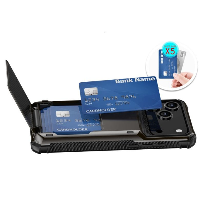 Magnetic Flip Card Holder Case