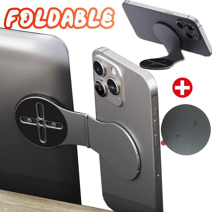 Magnetic Foldable Phone & Tablet Holder – Aluminum Alloy Stand