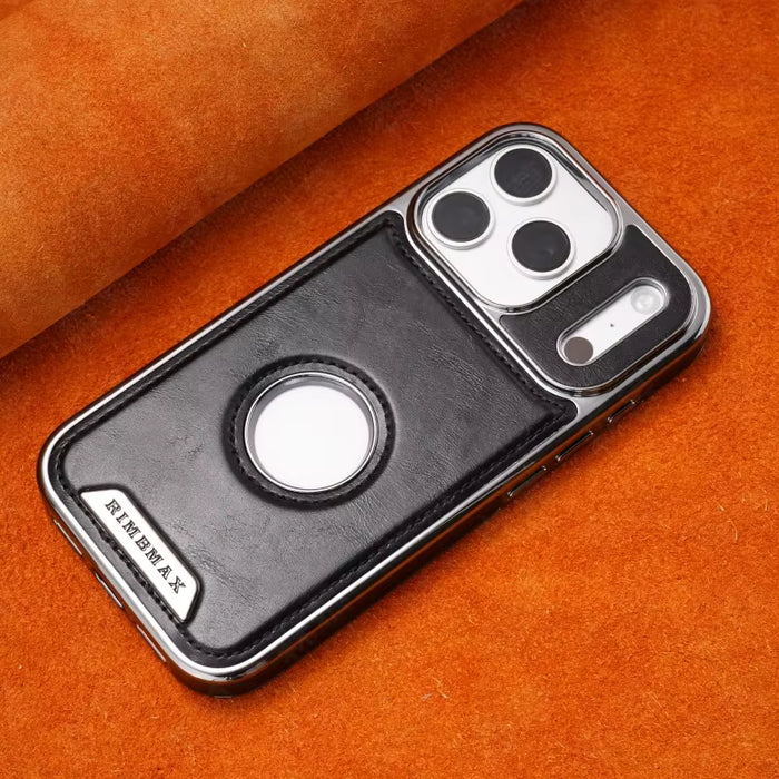 Magnetic PU Leather iPhone Case – Soft Frame, Shockproof, for iPhone 12–17 Pro Max
