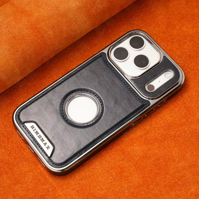 Magnetic PU Leather iPhone Case – Soft Frame, Shockproof, for iPhone 12–17 Pro Max