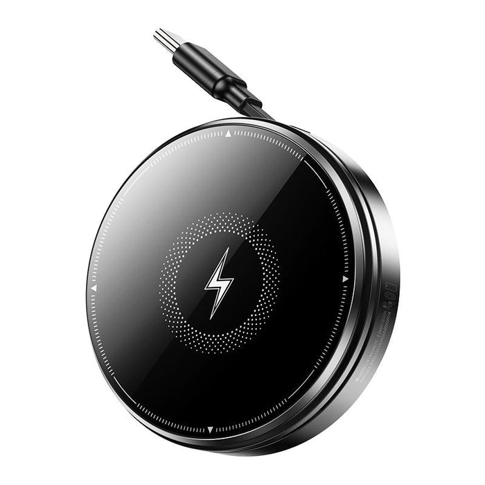 Magnetic Retractable Cable Wireless Charger
