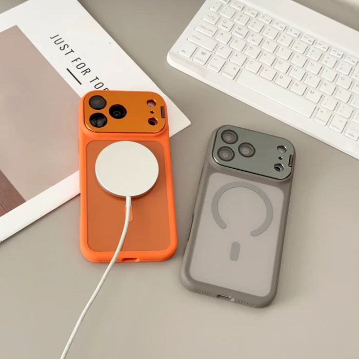 Magnetic Stand Instantly Turns Into Electroplate TPU+PC Wireless
