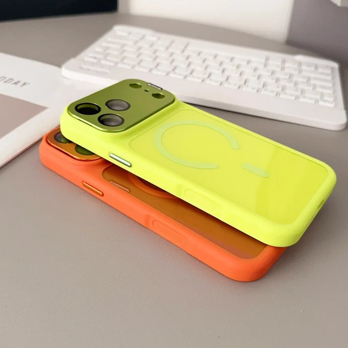 Magnetic Stand Instantly Turns Into Electroplate TPU+PC Wireless
