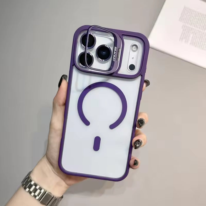 Magnetic Transparent Shockproof Case for iPhone 13-17 Pro Max
