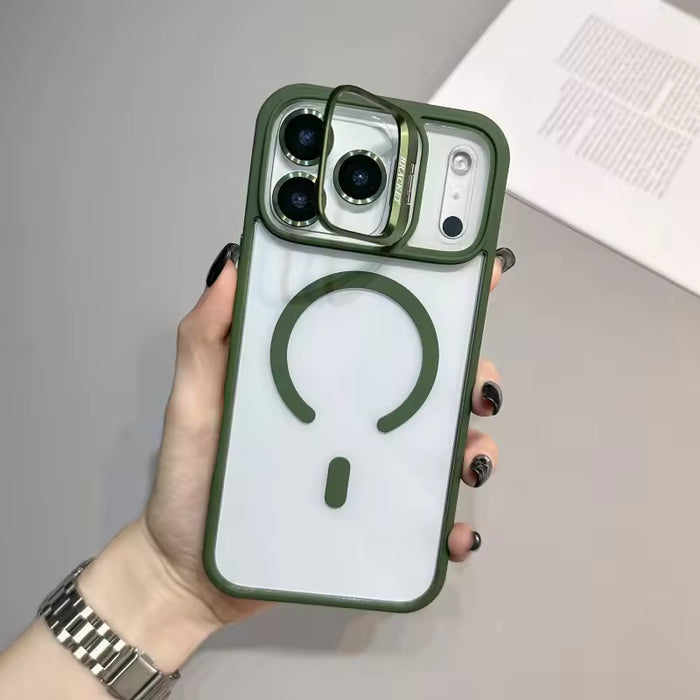 Magnetic Transparent Shockproof Case for iPhone 13-17 Pro Max