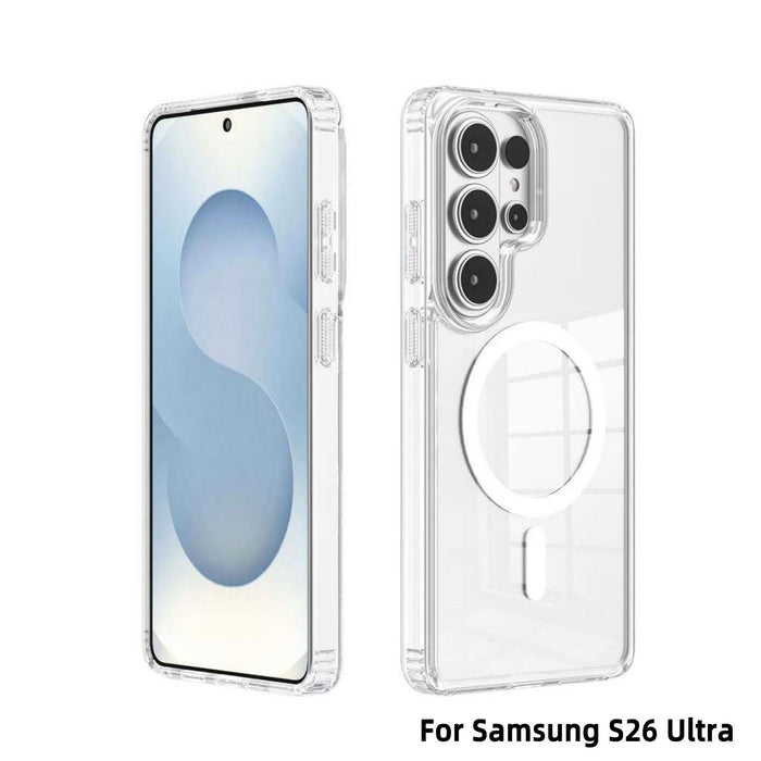 Magnetic Wireless Charging Dual Screen Cover for Samsung S26 Series