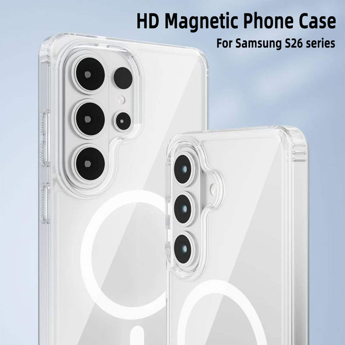 Magnetic Wireless Charging Dual Screen Cover for Samsung S26 Series