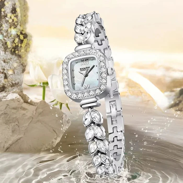 Mark Fairwhale FW-3080 Luxury Women's Zircon Watch