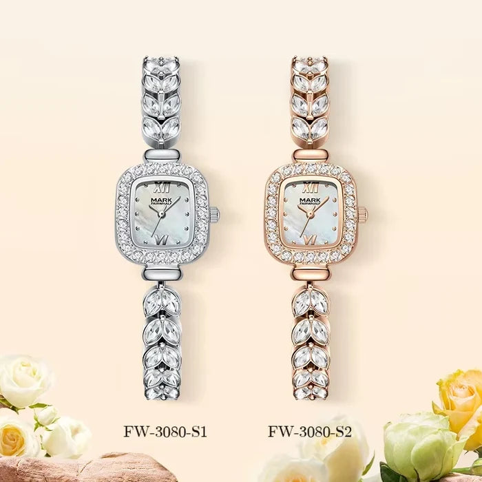 Mark Fairwhale FW-3080 Luxury Women's Zircon Watch