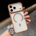 Matte Frosted Magnetic Case for iPhone