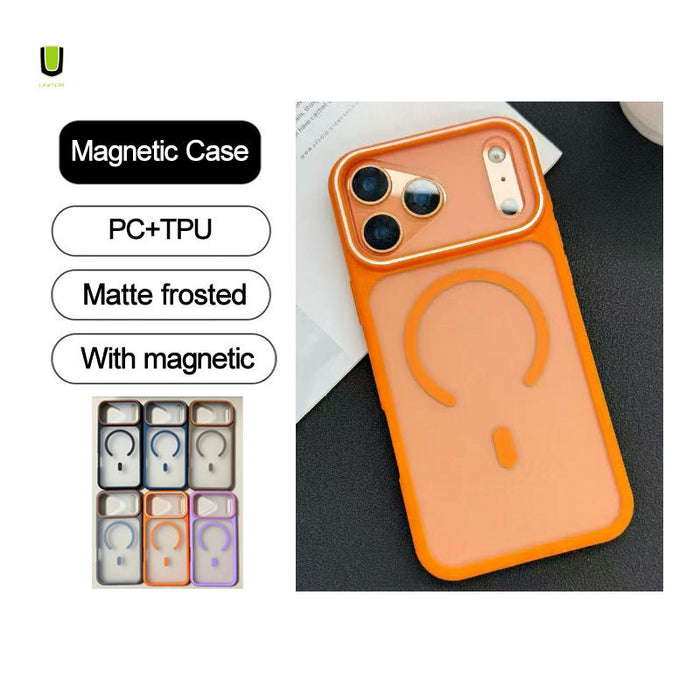 Matte Frosted Magnetic Case for iPhone