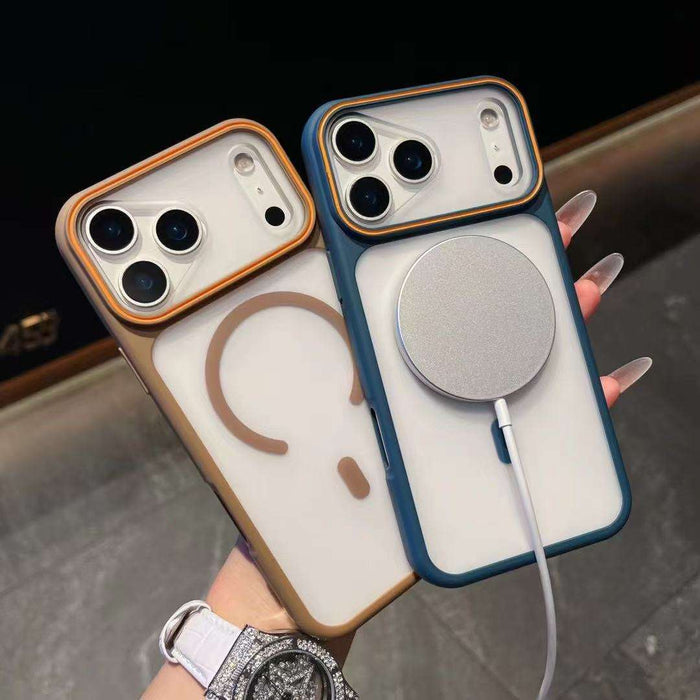 Matte Frosted Magnetic Case for iPhone