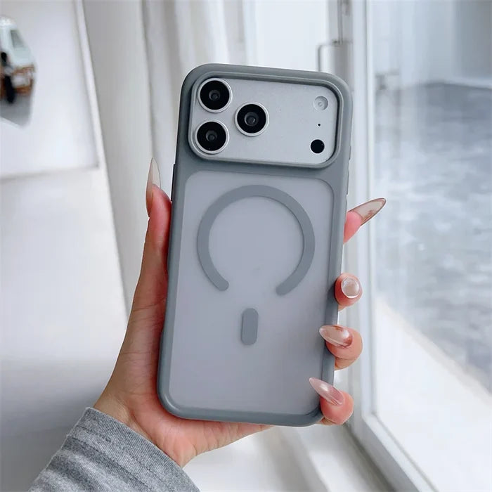 Matte Skin Feel Magnetic Case for iPhone