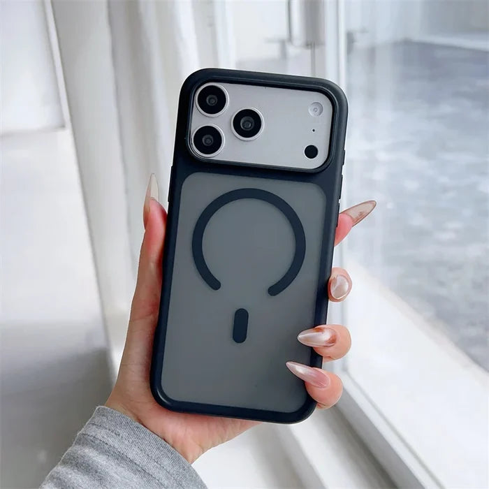 Matte Skin Feel Magnetic Case for iPhone