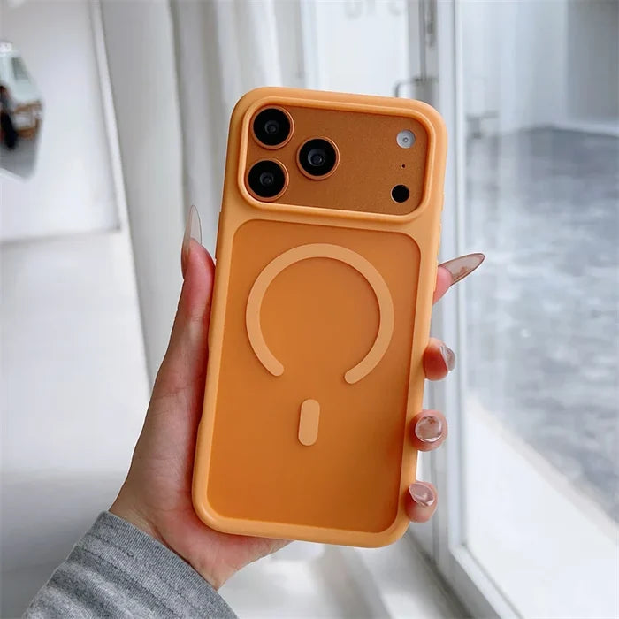 Matte Skin Feel Magnetic Case for iPhone