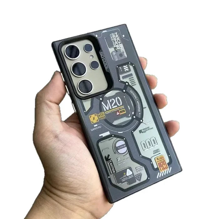 Mechanical Circuit Pattern Affordable Anti-drop Phone Case for Samsung