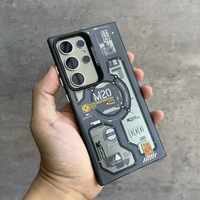 Mechanical Circuit Pattern Affordable Anti-drop Phone Case for Samsung