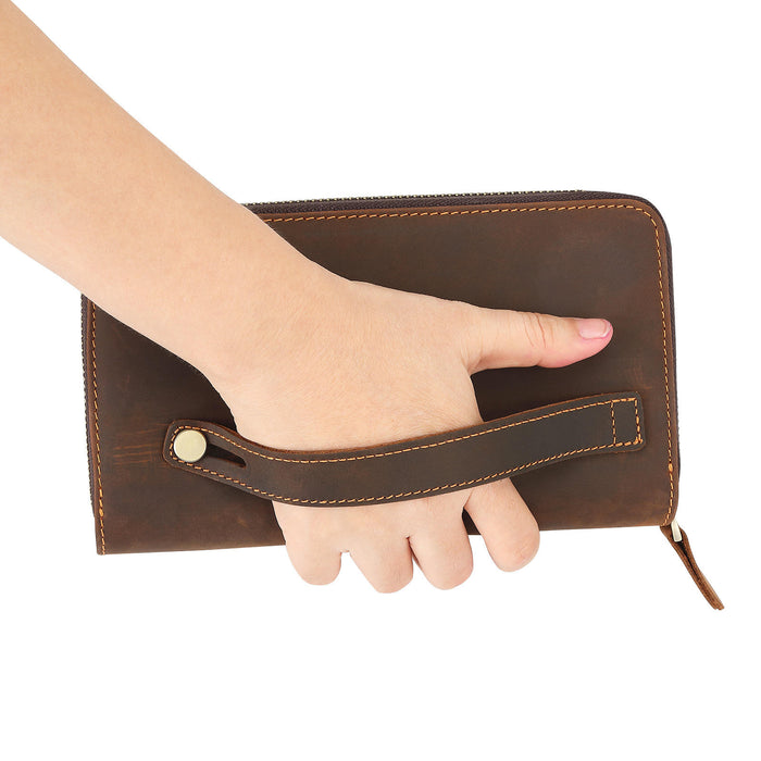 Men’s Genuine Cowhide Leather Handbag