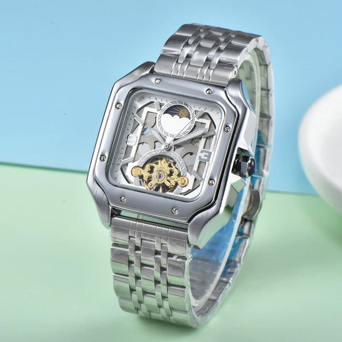 Men's Luxury Mechanical Square Watch