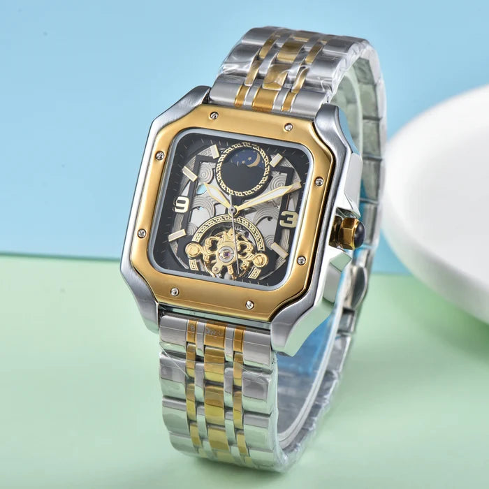 Men's Luxury Mechanical Square Watch