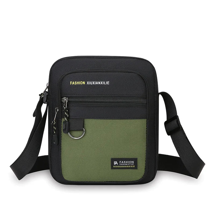 Men's Minimalist Chest Waterproof Outdoor Backpack Geometric Bag