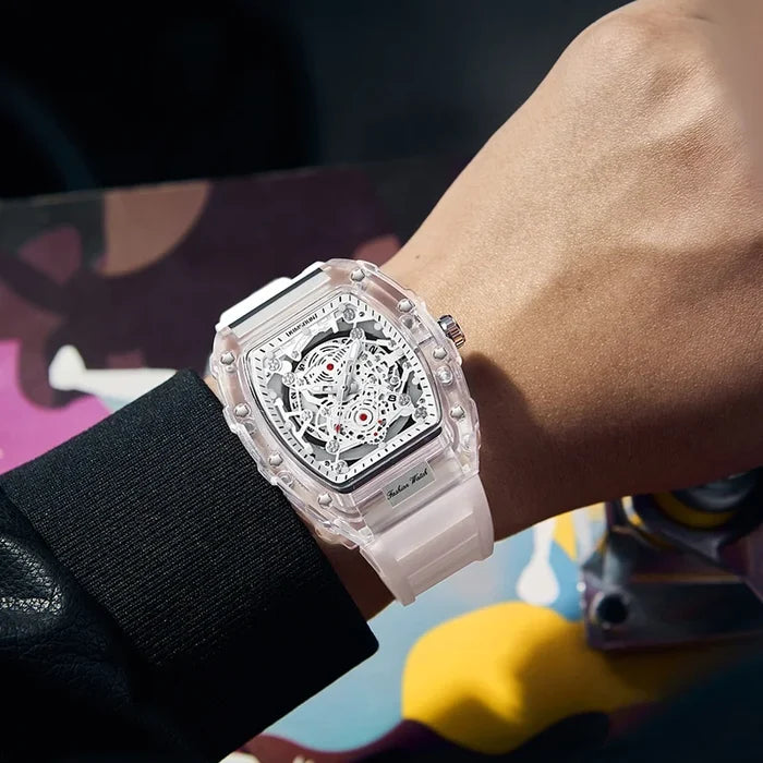 Men's Wine Barrel Quartz Watch