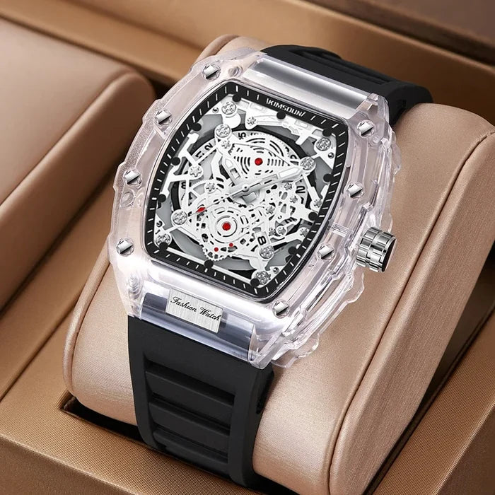 Men's Wine Barrel Quartz Watch