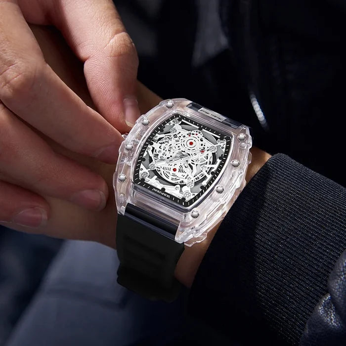 Men's Wine Barrel Quartz Watch