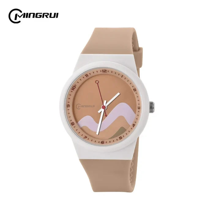 MINGRUI Kids Blue Dial Sports Watch