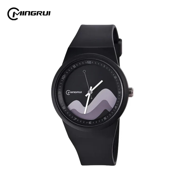 MINGRUI Kids Blue Dial Sports Watch