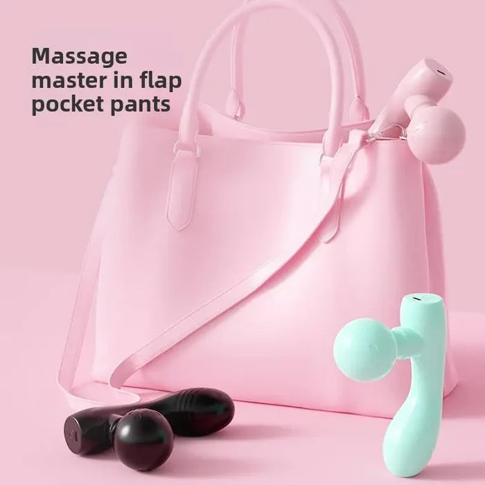Mini Massage Gun Portable Deep Tissue Muscle Massager Double Head