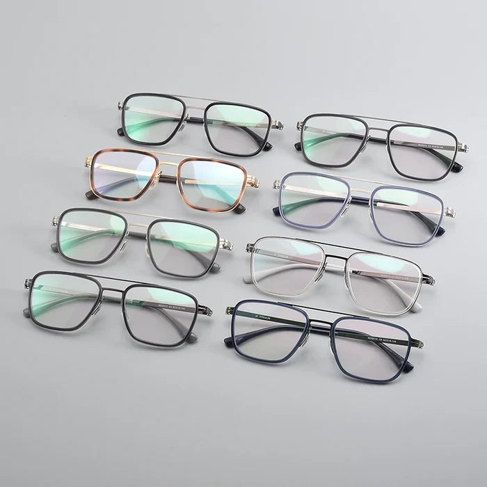 MOD010 New Arrival Retro Titanium Eyeglasses Clearance High Quality Assorted Titanium Glasses Frame