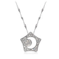 Moon & Star Pendant Necklace Inspired by K-Drama