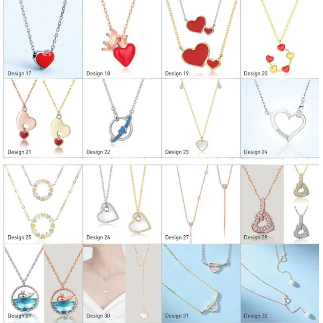 Moon & Star Pendant Necklace Inspired by K-Drama