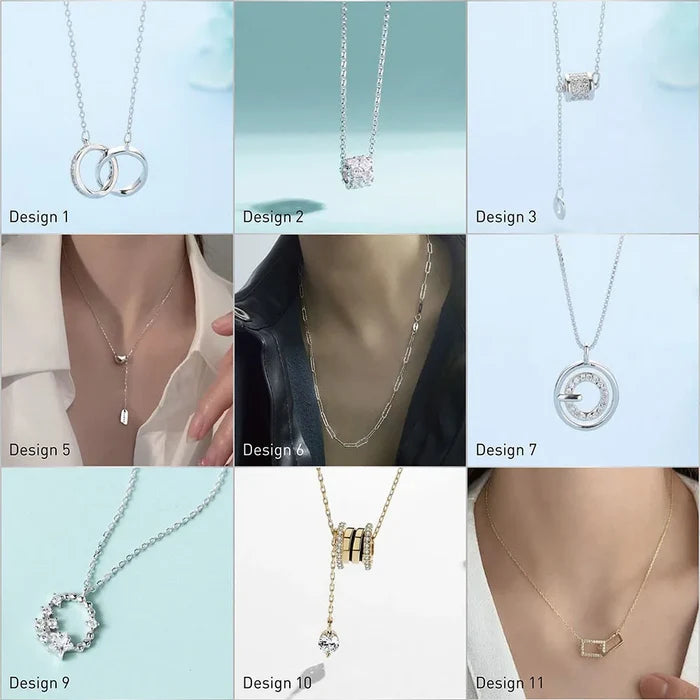 Moon & Star Pendant Necklace Inspired by K-Drama