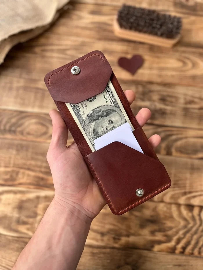 Most Selling Handmade Genuine Leather Wallet with Classic Bifold