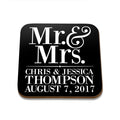 Mr & Mrs Square Coaster - Set of 4