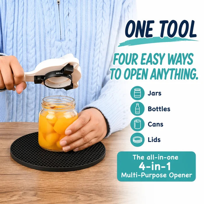 Multifunction Kitchen Tool ABS Jar Opener and Bottle Openers for