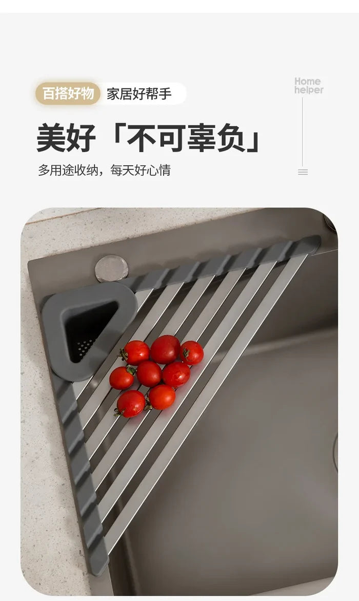 Multifunctional Folding Kitchen Rack