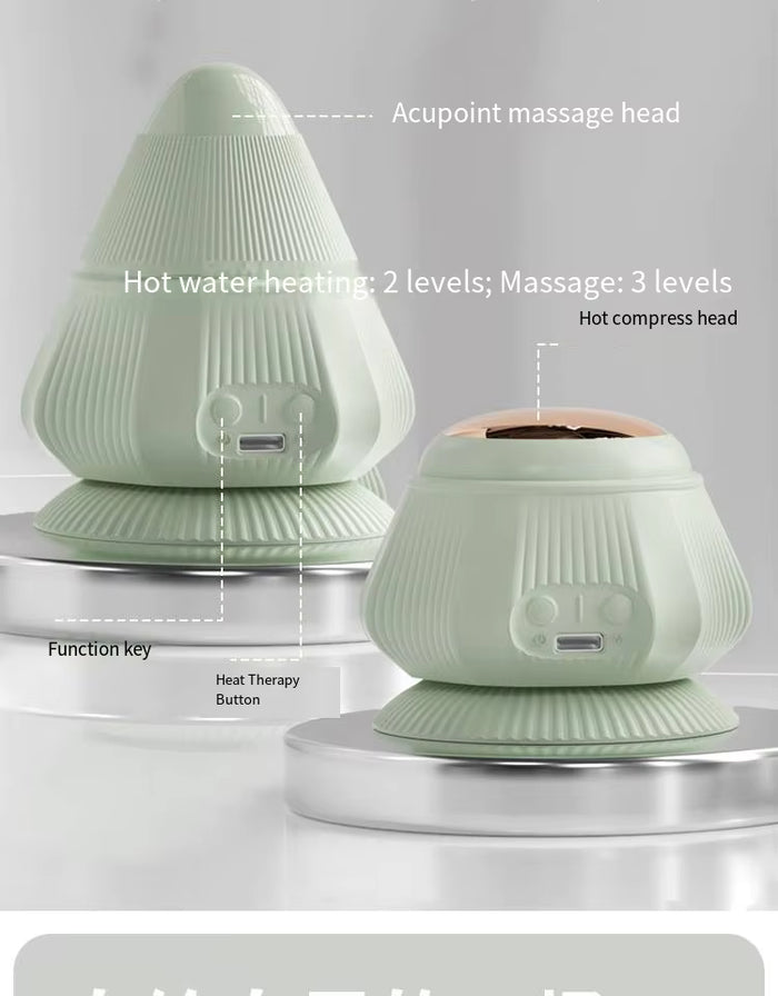 MuscleRelief Pro Electric Fascia Ball – Multi-Head Silicone Body Massager