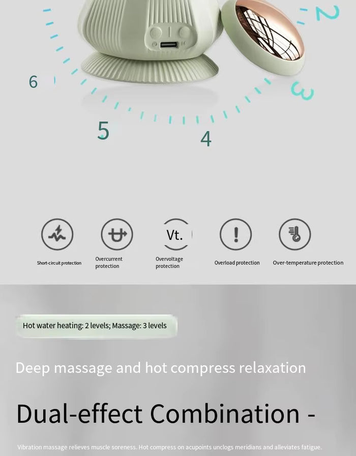 MuscleRelief Pro Electric Fascia Ball – Multi-Head Silicone Body Massager