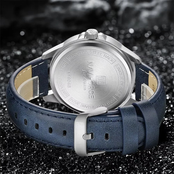 NAVIFORCE Men's Luxury Sport Leather Watch