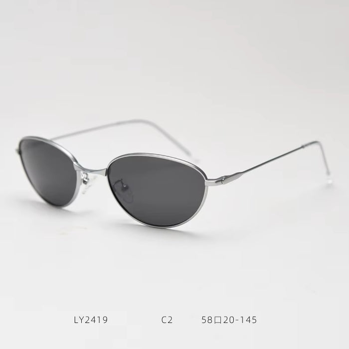 NeoVibe Y2K™ Steampunk Cat-Eye Polarized Metal Sunglasses