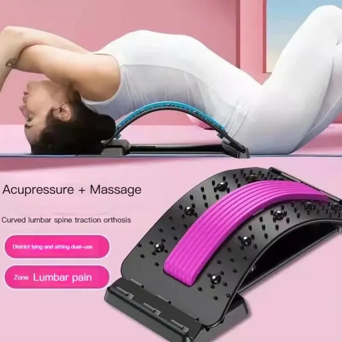 New 4 Level Neck Stretcher Massage Apparatus Magnetotherapy Back