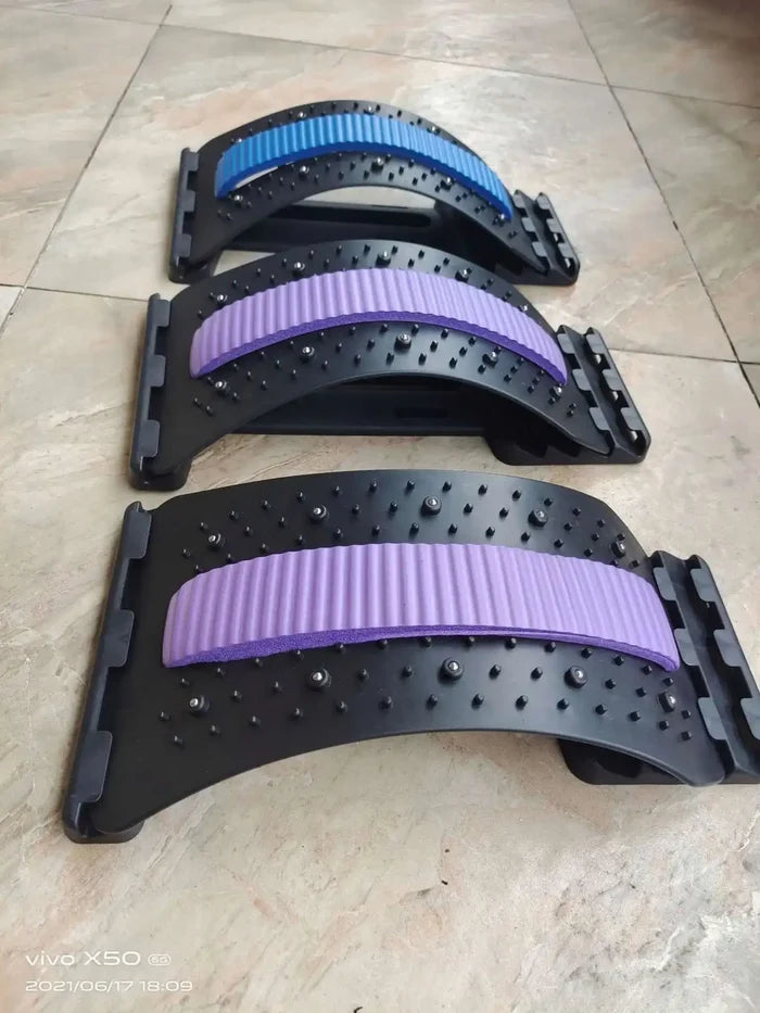 New 4 Level Neck Stretcher Massage Apparatus Magnetotherapy Back