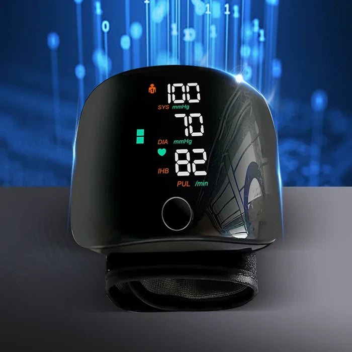 New Arrival Rechargeable Digital Wrist BP Machine with Large Screen