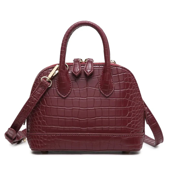 Wine red crocodile