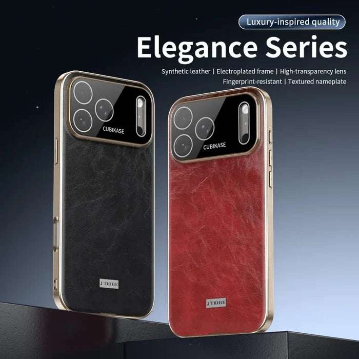 New Electroplating Oil Wax Crazy Horse Hide Leather Phone Case